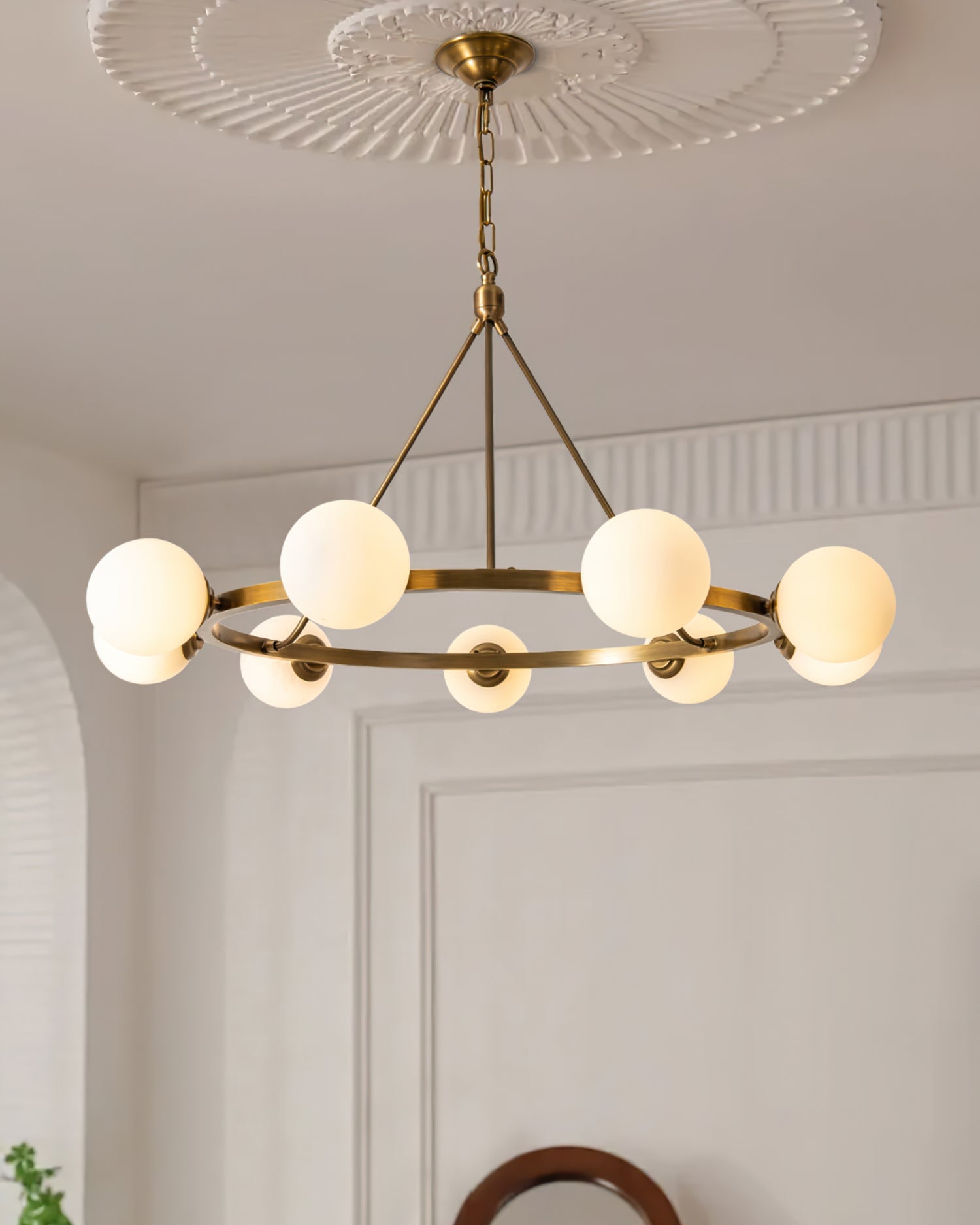 FENWICK CRYSTAL TEARDROP LUMINAIRE