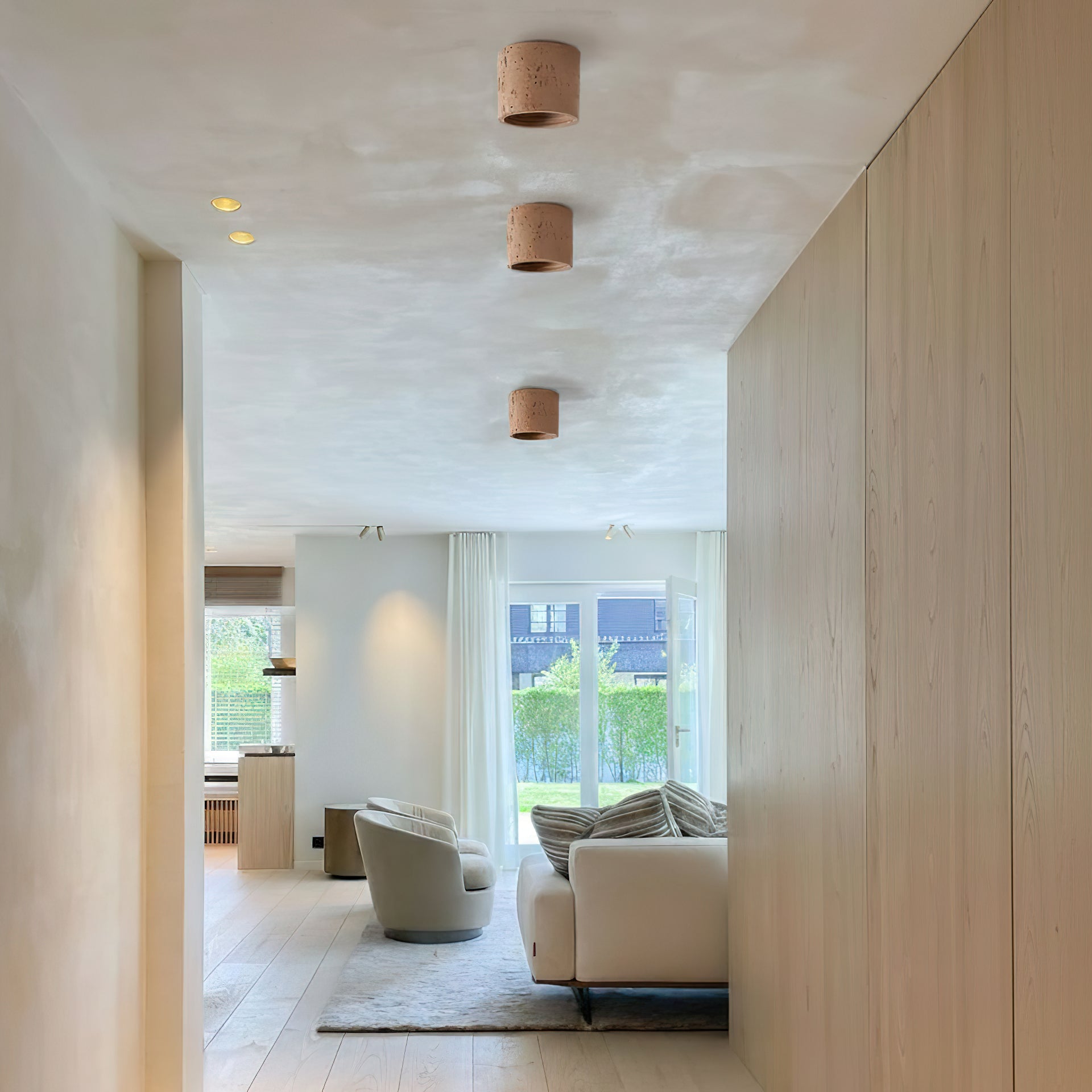 WINTHROP HEMISPHERICAL GLASS CEILING LIGHT