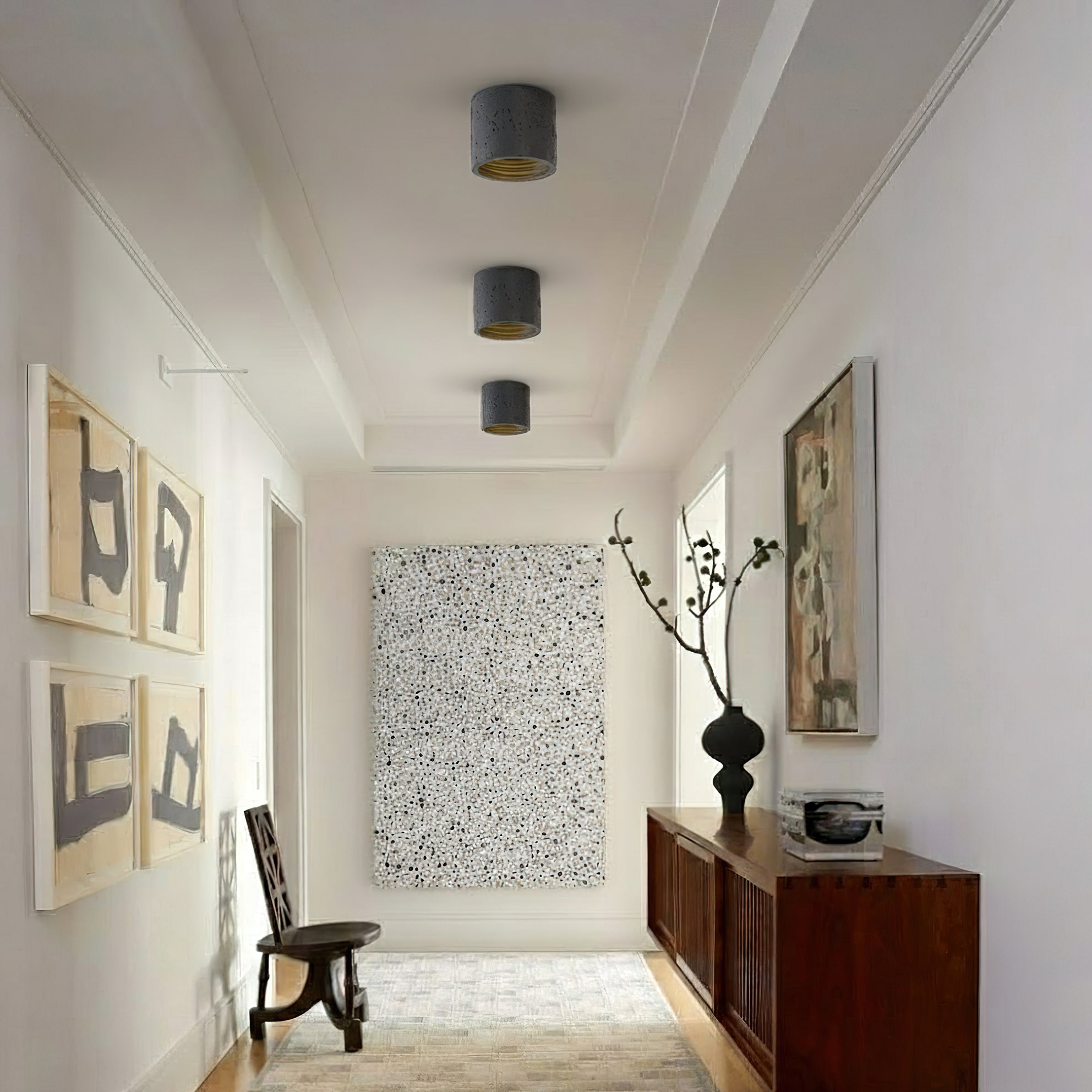 WINTHROP HEMISPHERICAL GLASS CEILING LIGHT