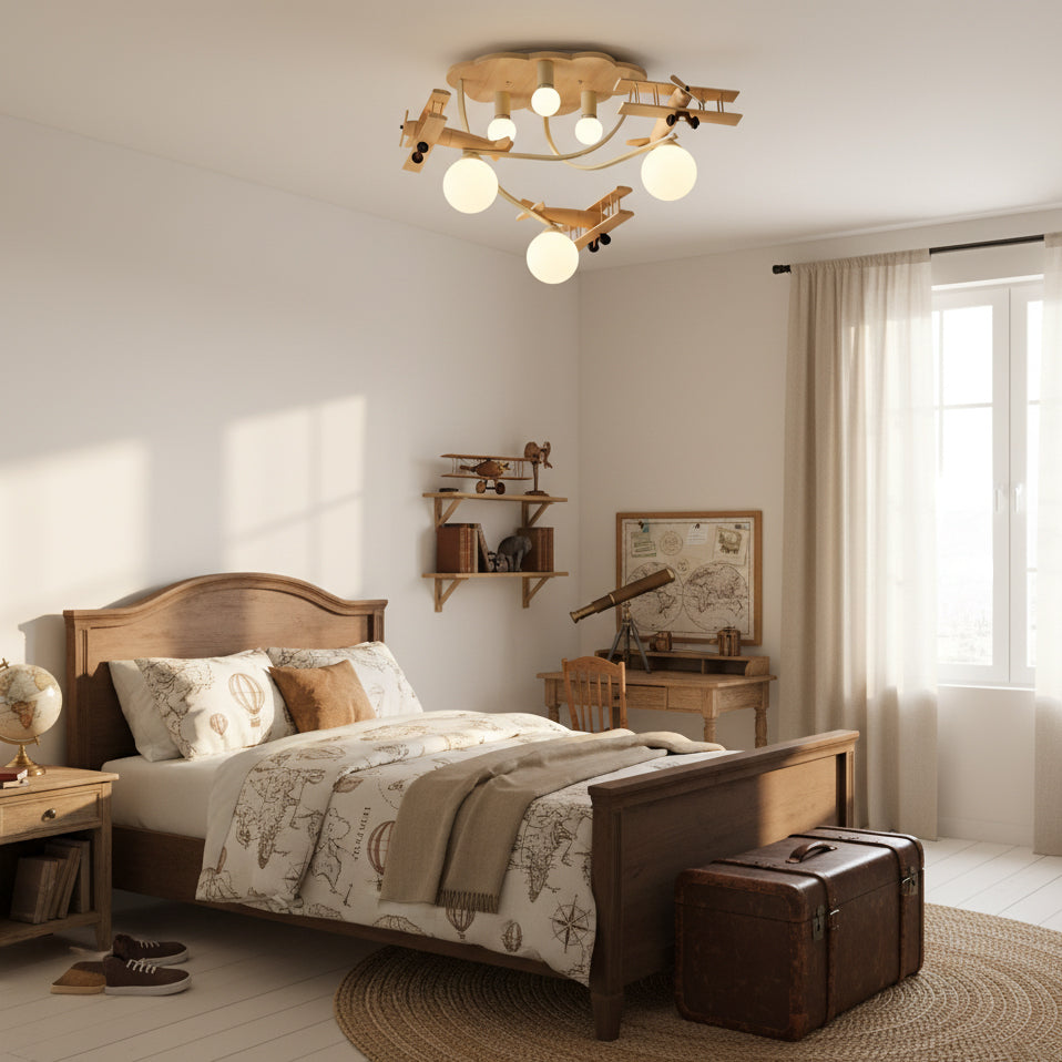 WINDSOR SKYWARD WOODEN LUMINAIRE