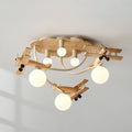 WINDSOR SKYWARD WOODEN LUMINAIRE