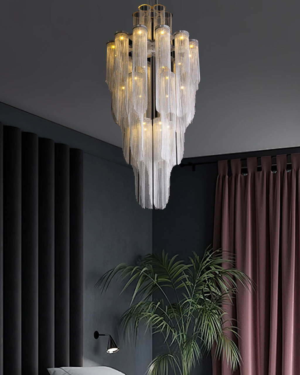 WINTERBOURNE CRYSTAL DRAPED LUMINARY