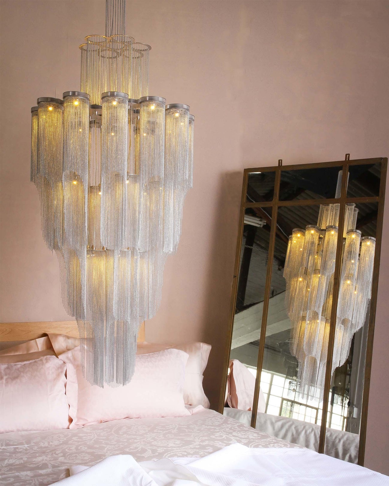 WINTERBOURNE CRYSTAL DRAPED LUMINARY