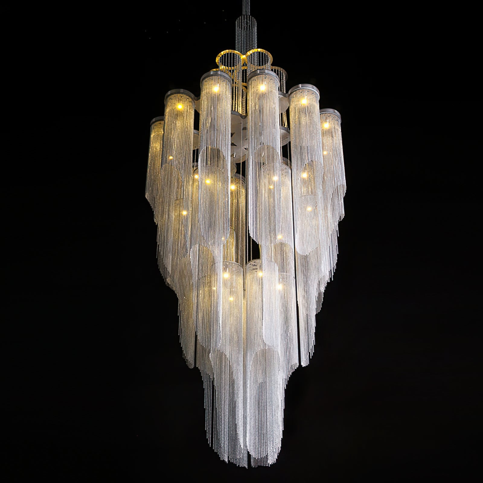 WINTERBOURNE CRYSTAL DRAPED LUMINARY