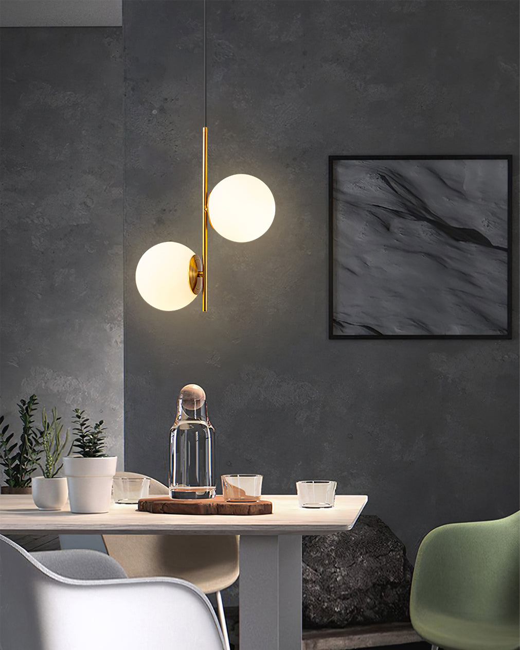 RAVENHALL GLAZED HANGING LANTERN