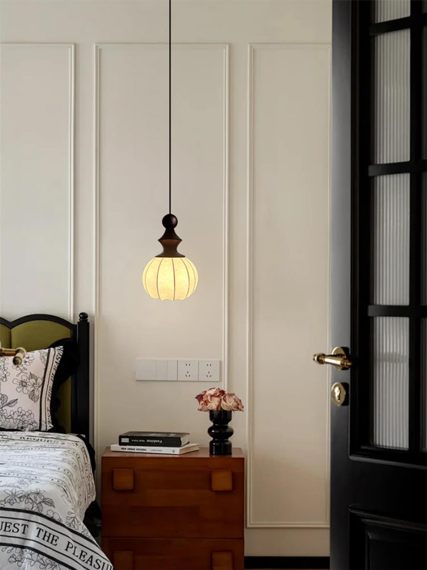 WINTHROP GLAZED CERAMIC HANGING LAMP