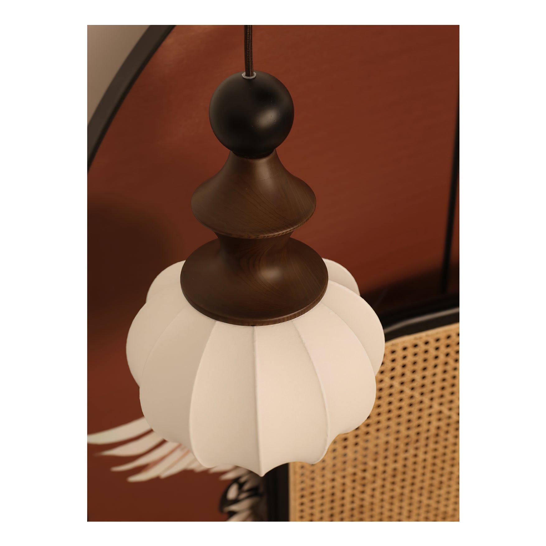 WINTHROP GLAZED CERAMIC HANGING LAMP