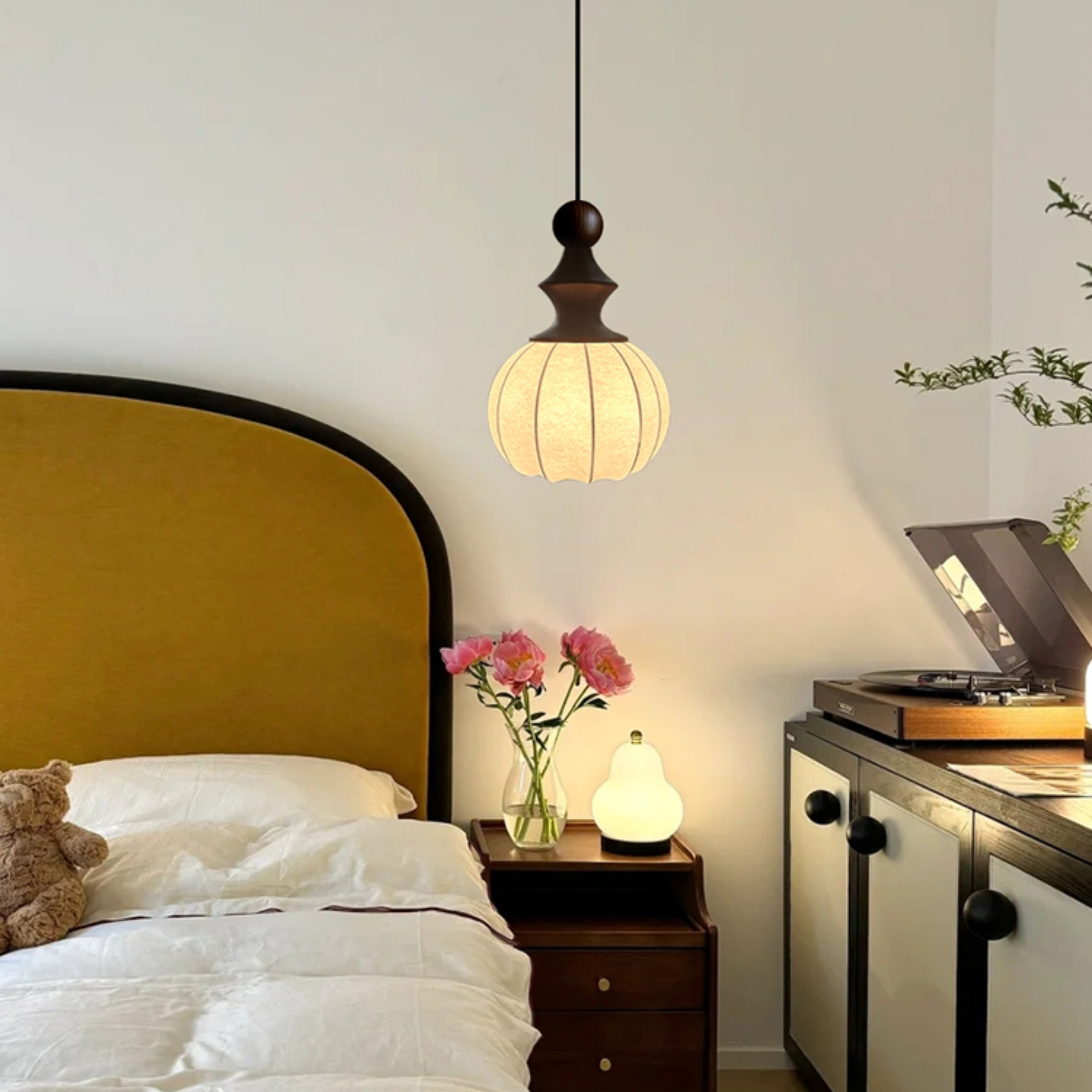 WINTHROP GLAZED CERAMIC HANGING LAMP