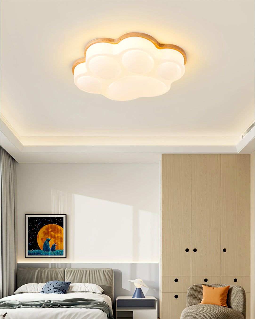 WHISKERWORTH PAW PRINT LUMINAIRE