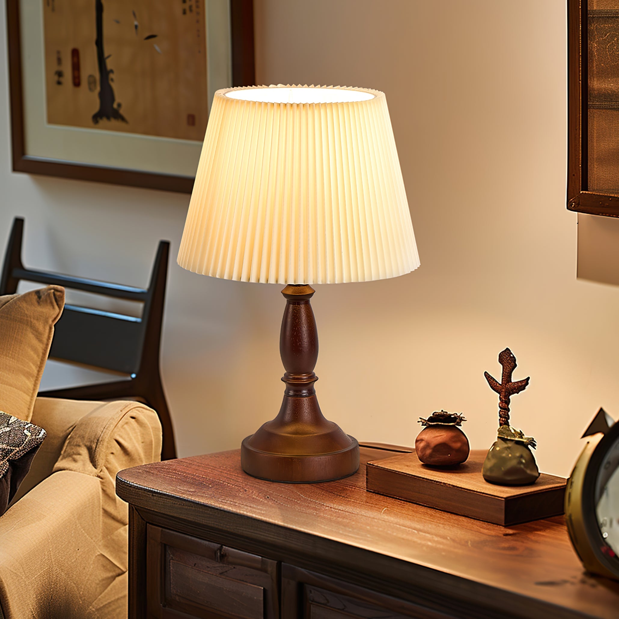 FENWICK IVORY SHADE TABLE ILLUMINATOR