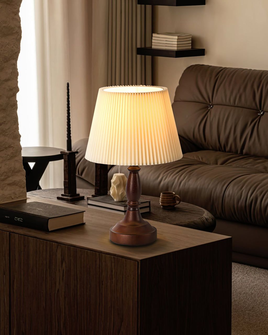 FENWICK IVORY SHADE TABLE ILLUMINATOR