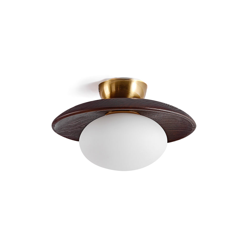 WINTHROP FROSTED GLASS DRUM LIGHT