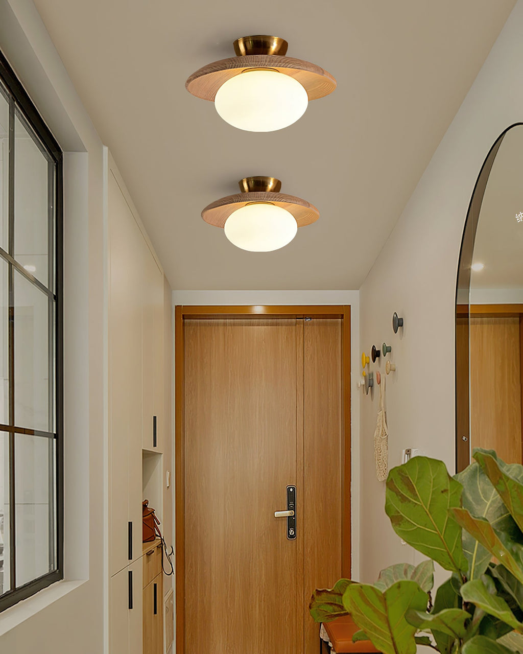 WINTHROP FROSTED GLASS DRUM LIGHT
