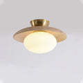 WINTHROP FROSTED GLASS DRUM LIGHT
