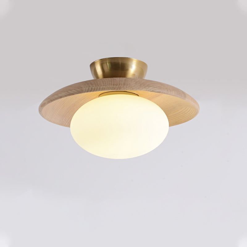 WINTHROP FROSTED GLASS DRUM LIGHT