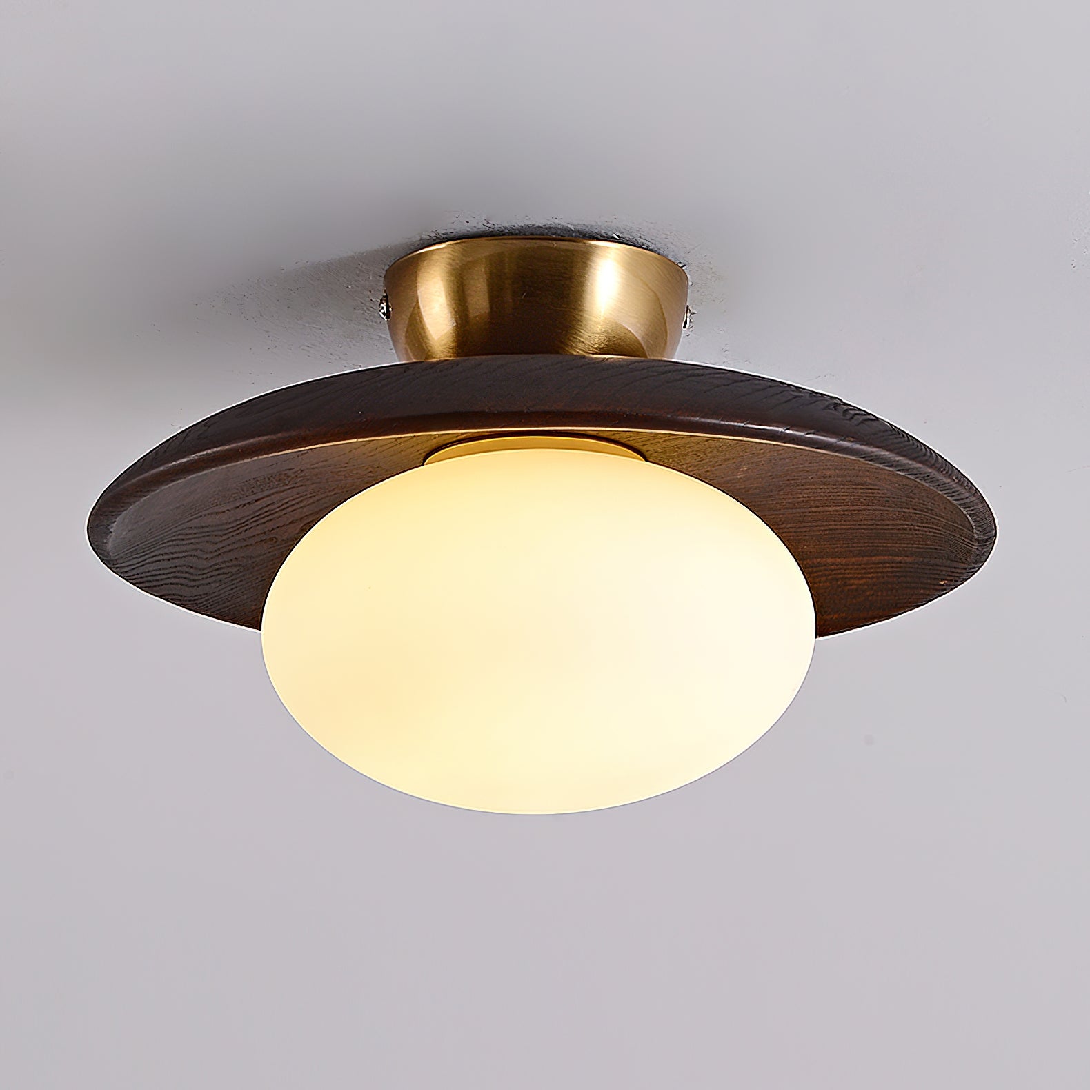 WINTHROP FROSTED GLASS DRUM LIGHT