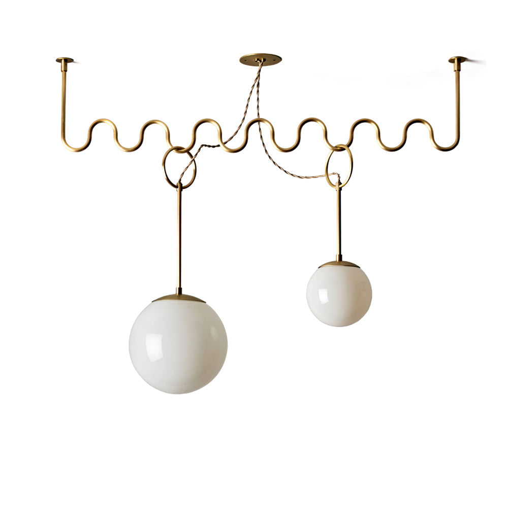 WINTHROP CRYSTAL DROPLET CEILING LANTERN