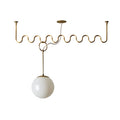 WINTHROP CRYSTAL DROPLET CEILING LANTERN