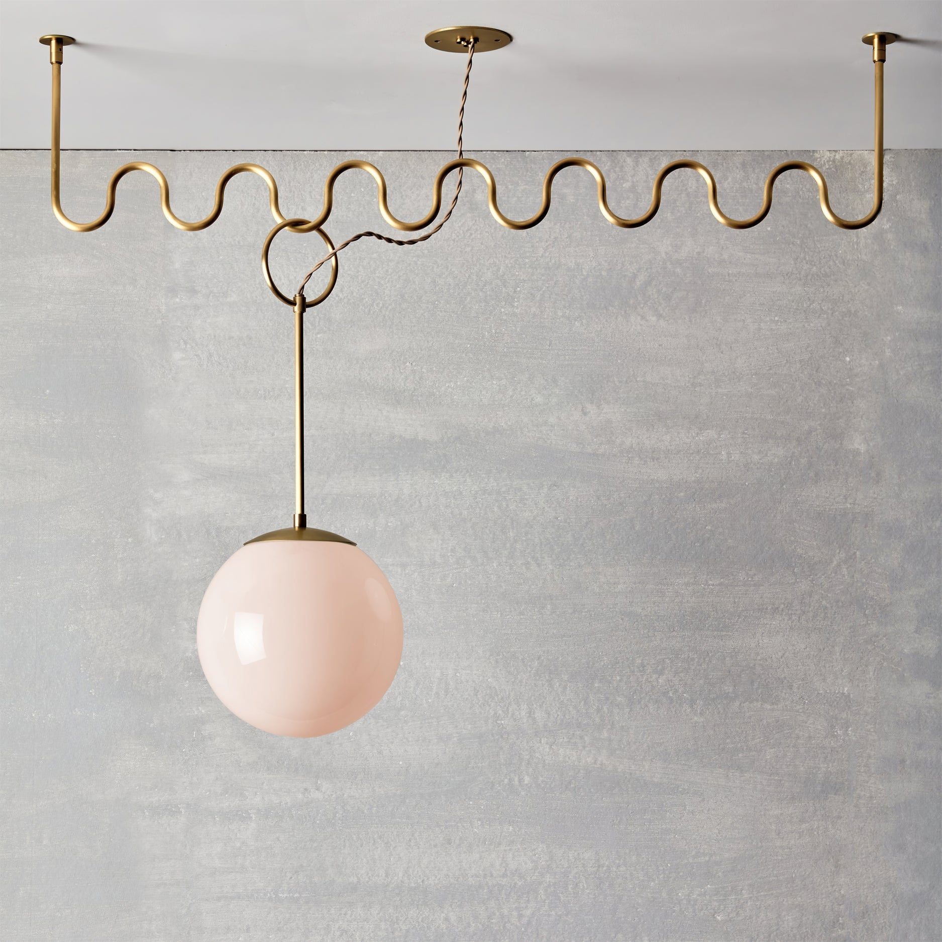 WINTHROP CRYSTAL DROPLET CEILING LANTERN
