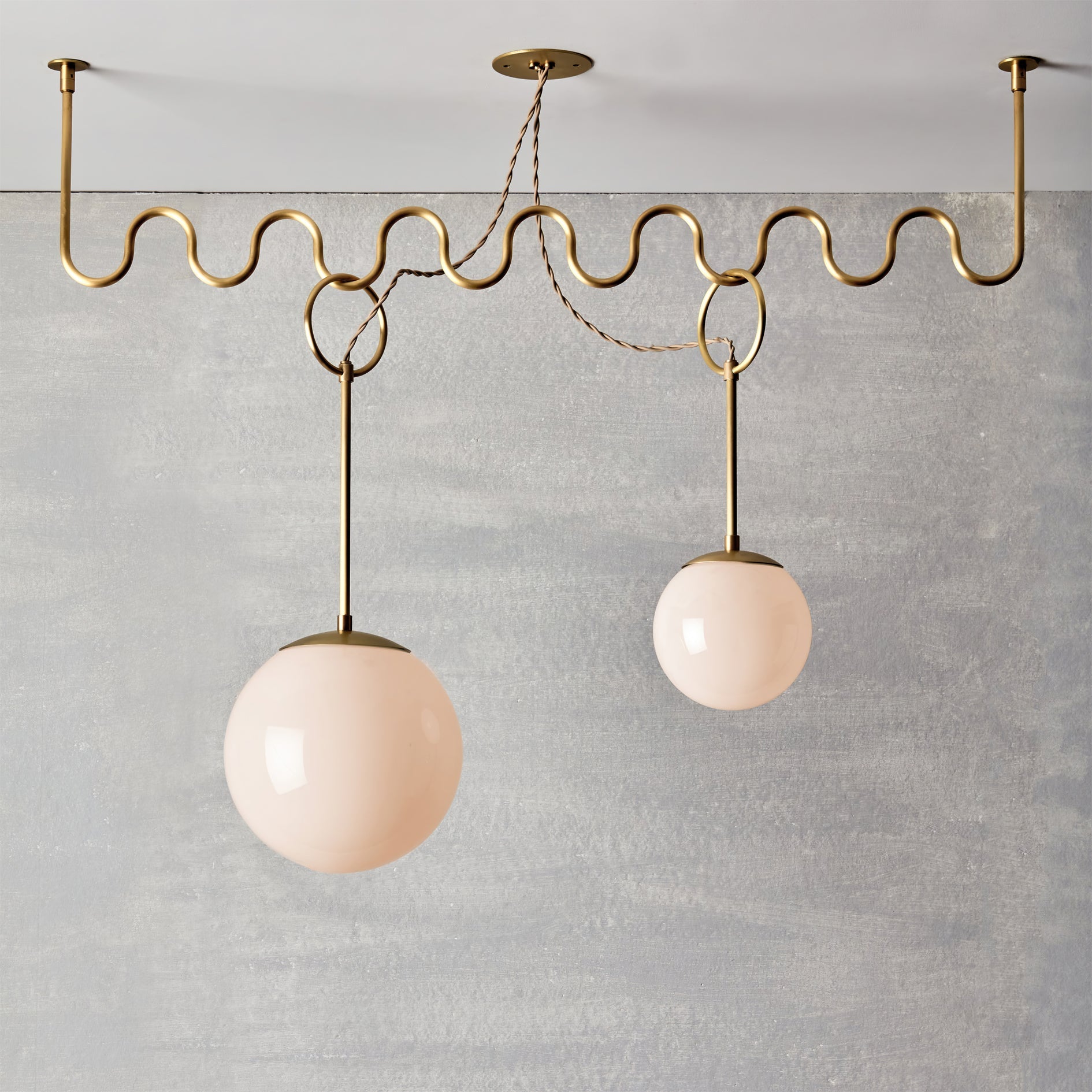 WINTHROP CRYSTAL DROPLET CEILING LANTERN