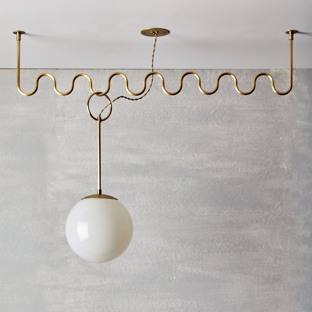 WINTHROP CRYSTAL DROPLET CEILING LANTERN