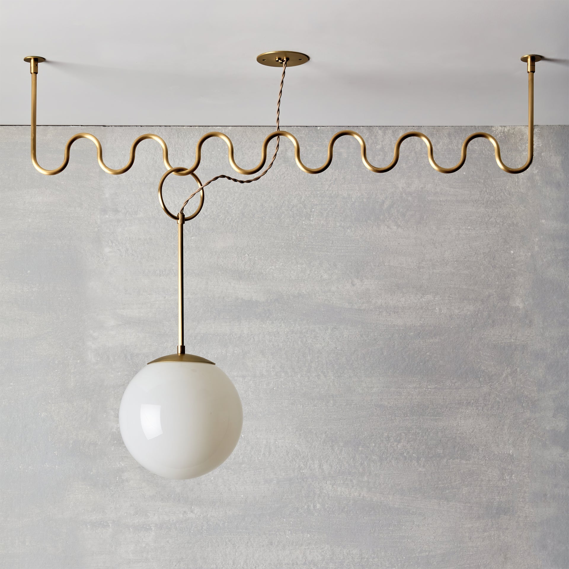 WINTHROP CRYSTAL DROPLET CEILING LANTERN