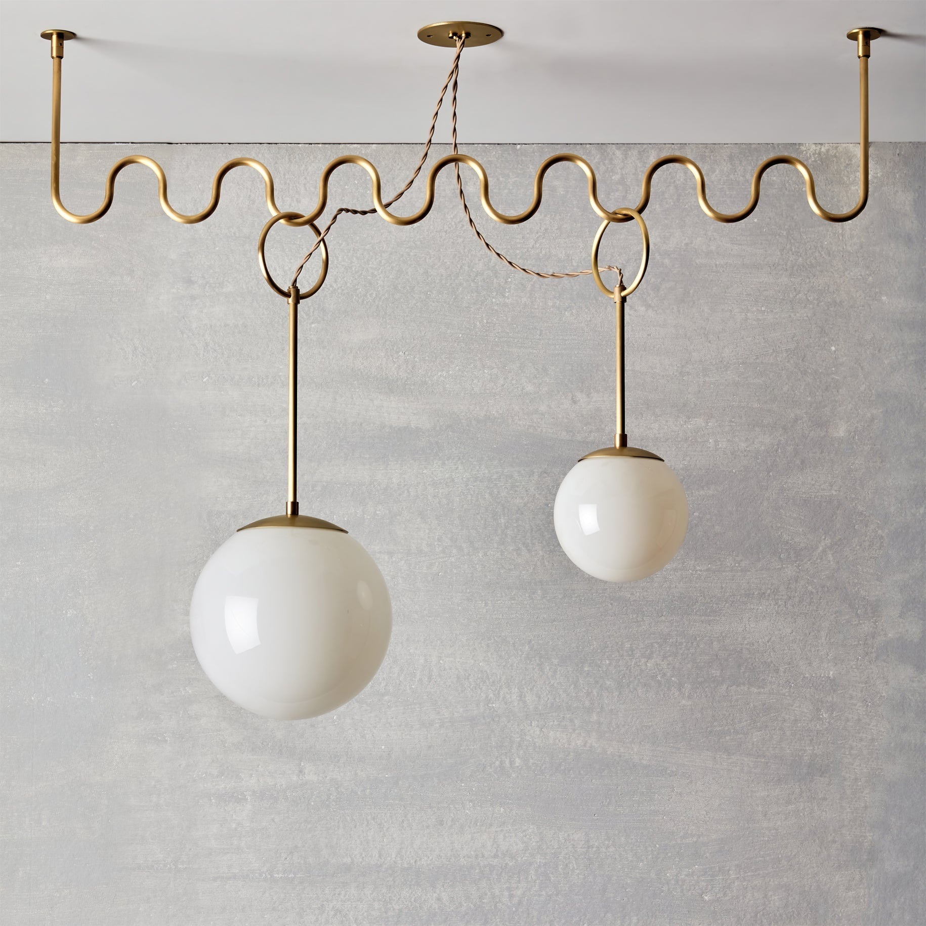 WINTHROP CRYSTAL DROPLET CEILING LANTERN
