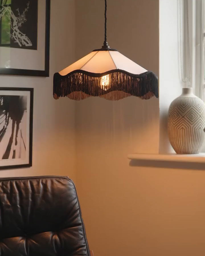 FELICITY TASSEL DRAPED PENDANT LIGHT