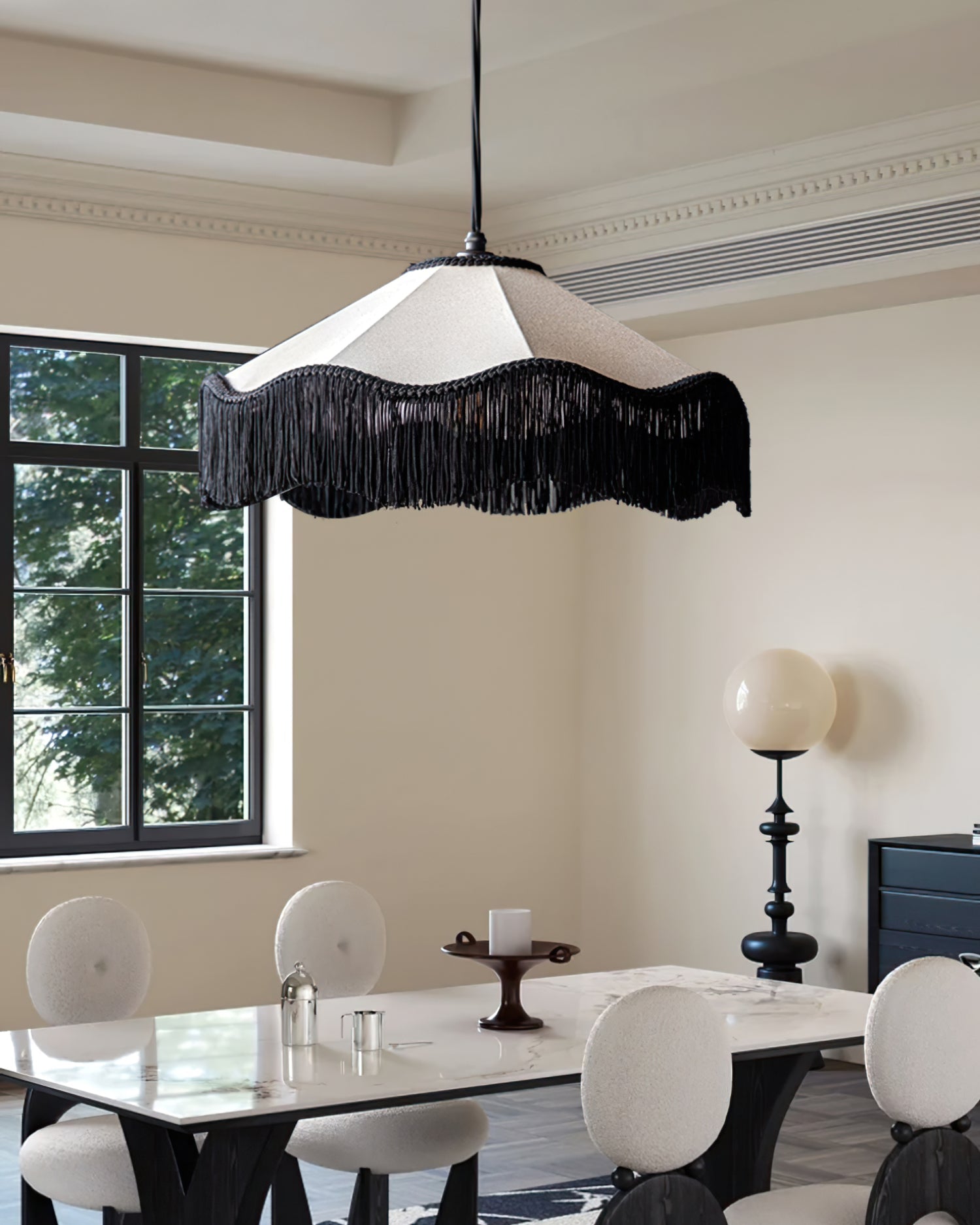 FELICITY TASSEL DRAPED PENDANT LIGHT