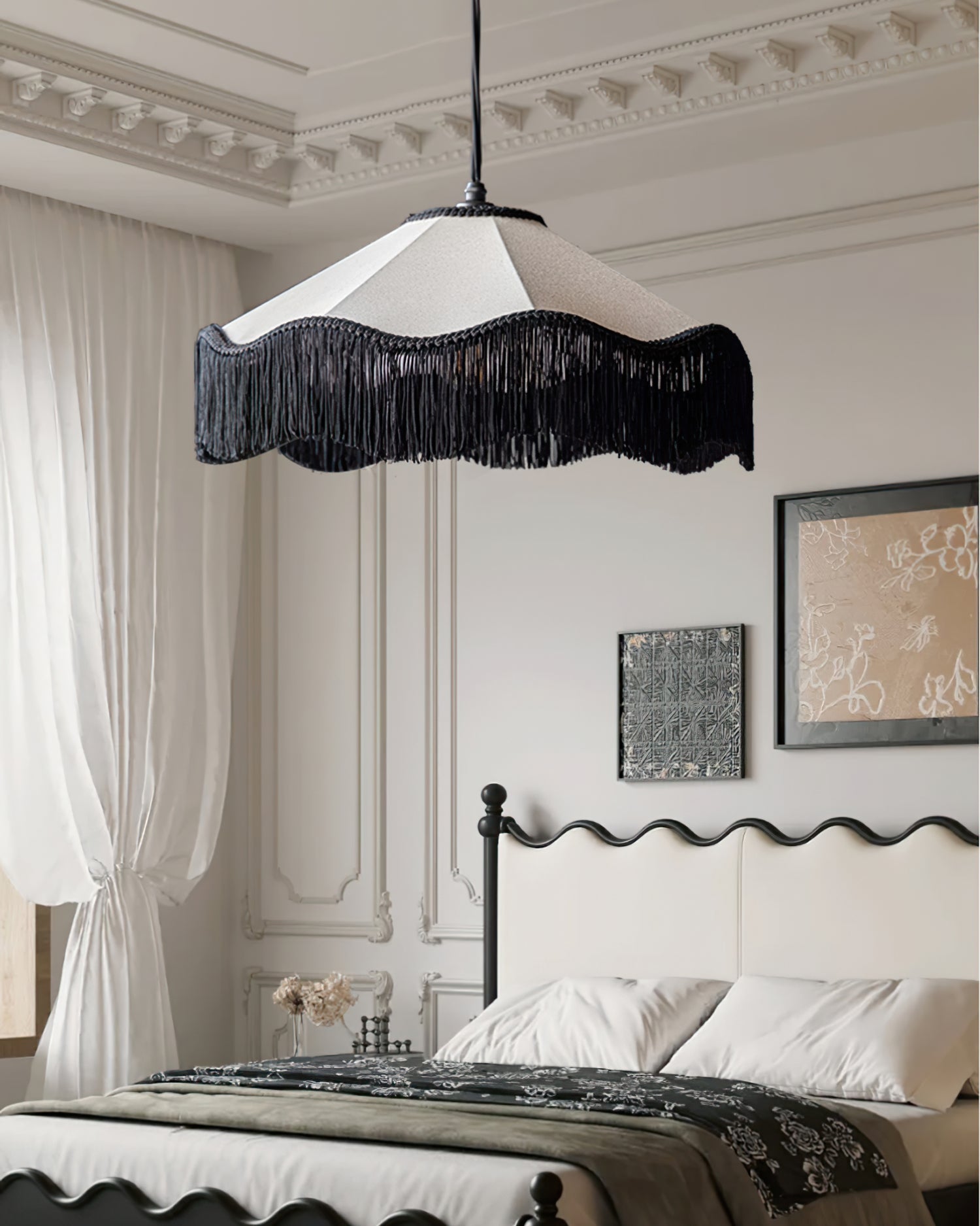 FELICITY TASSEL DRAPED PENDANT LIGHT