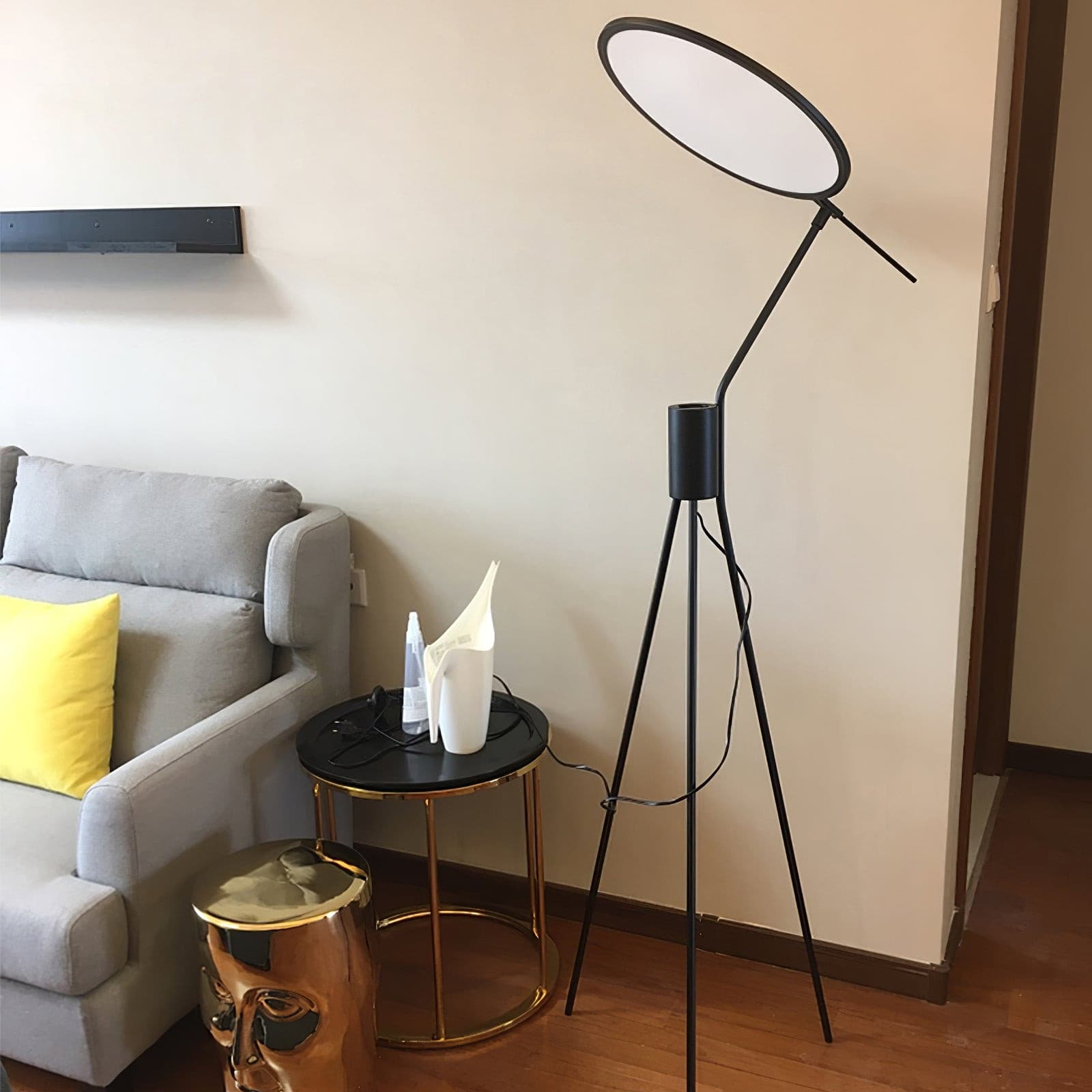 Vespera Gilded Arc Floor Light