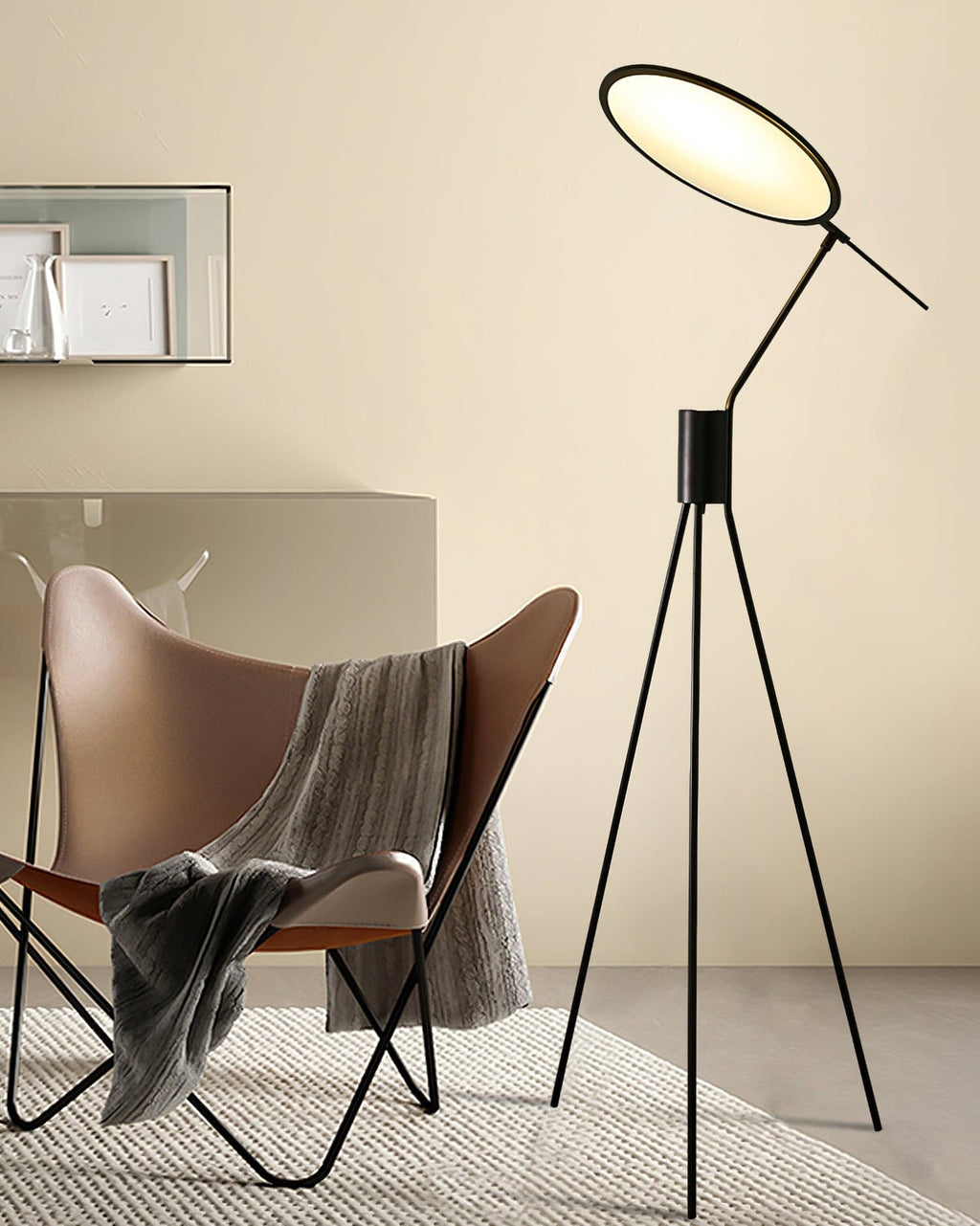 Vespera Gilded Arc Floor Light