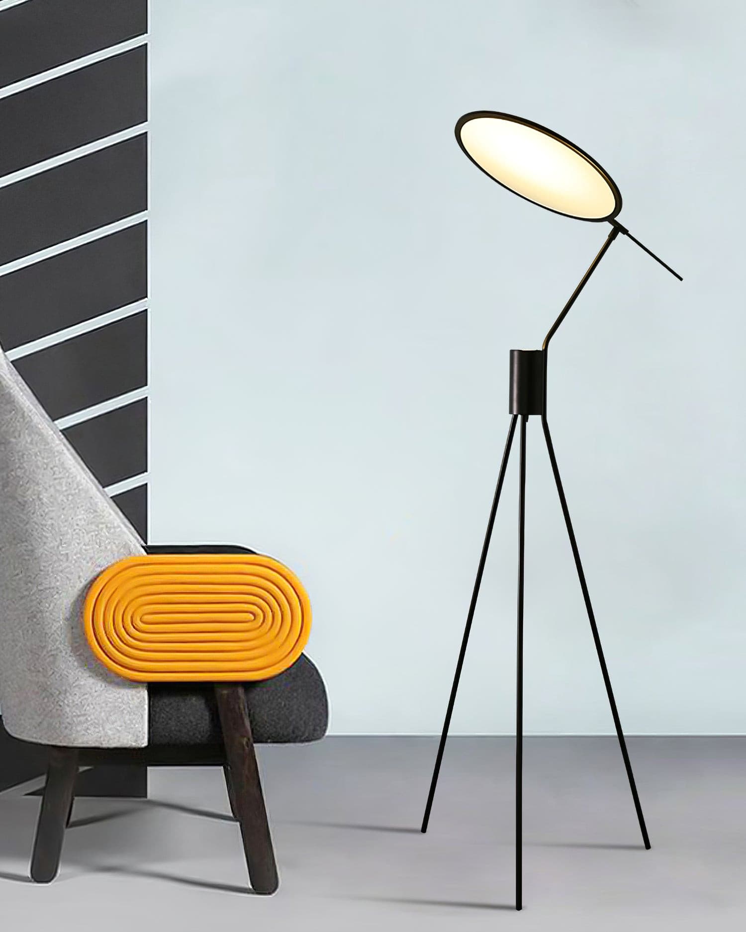 Vespera Gilded Arc Floor Light