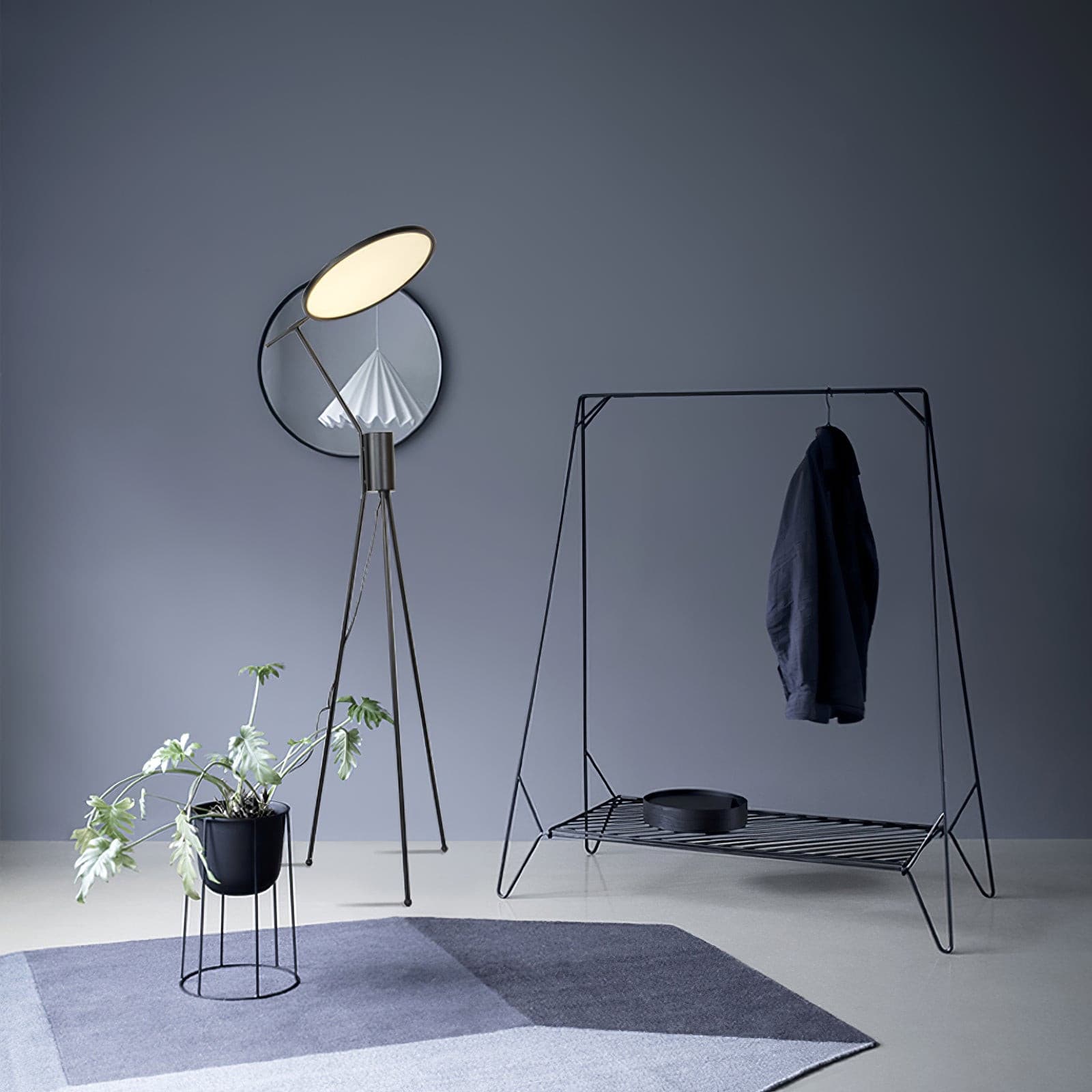 Vespera Gilded Arc Floor Light