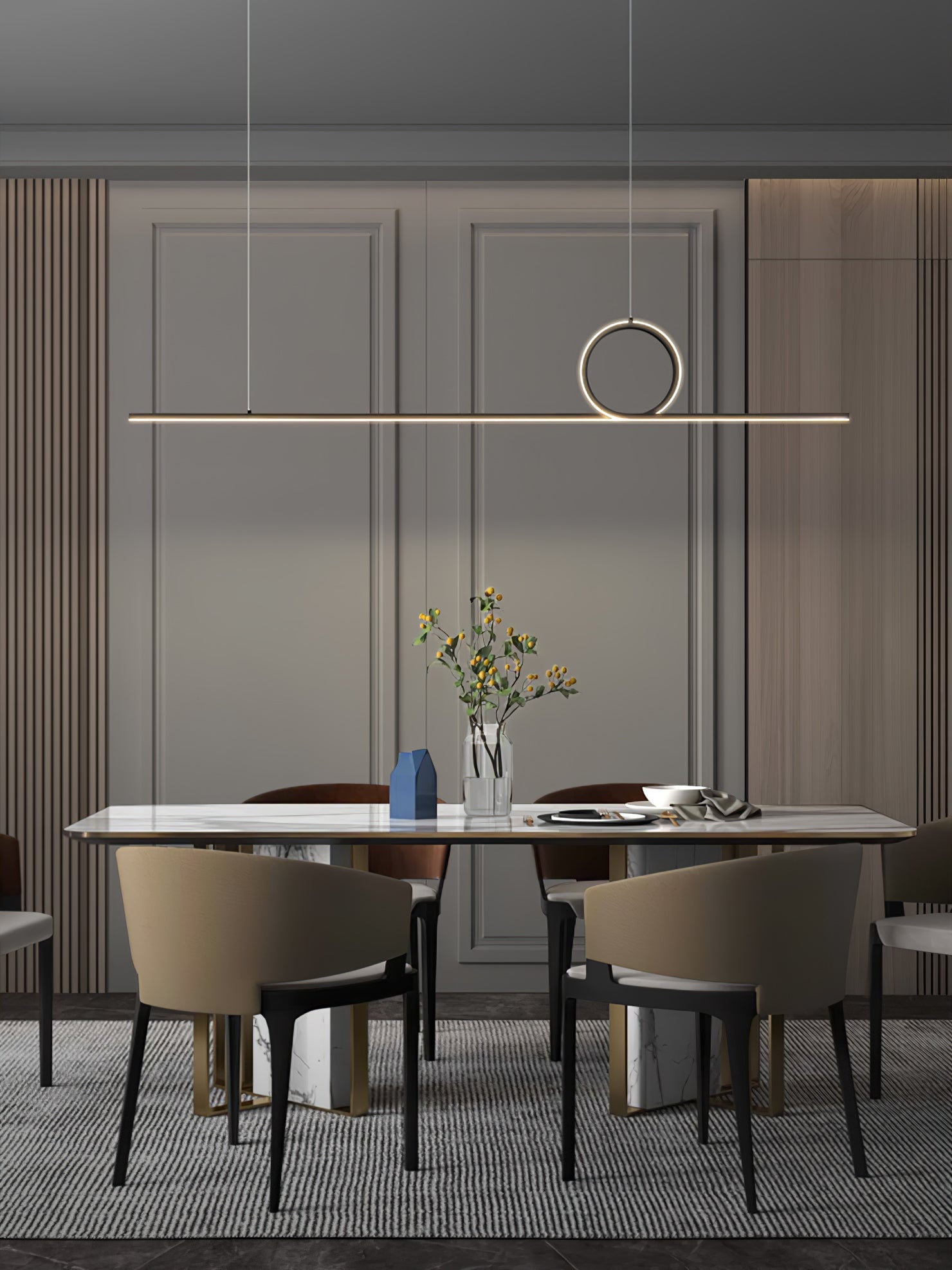 WHITBY HORIZON LINEAR LIGHTING SUSPENSION