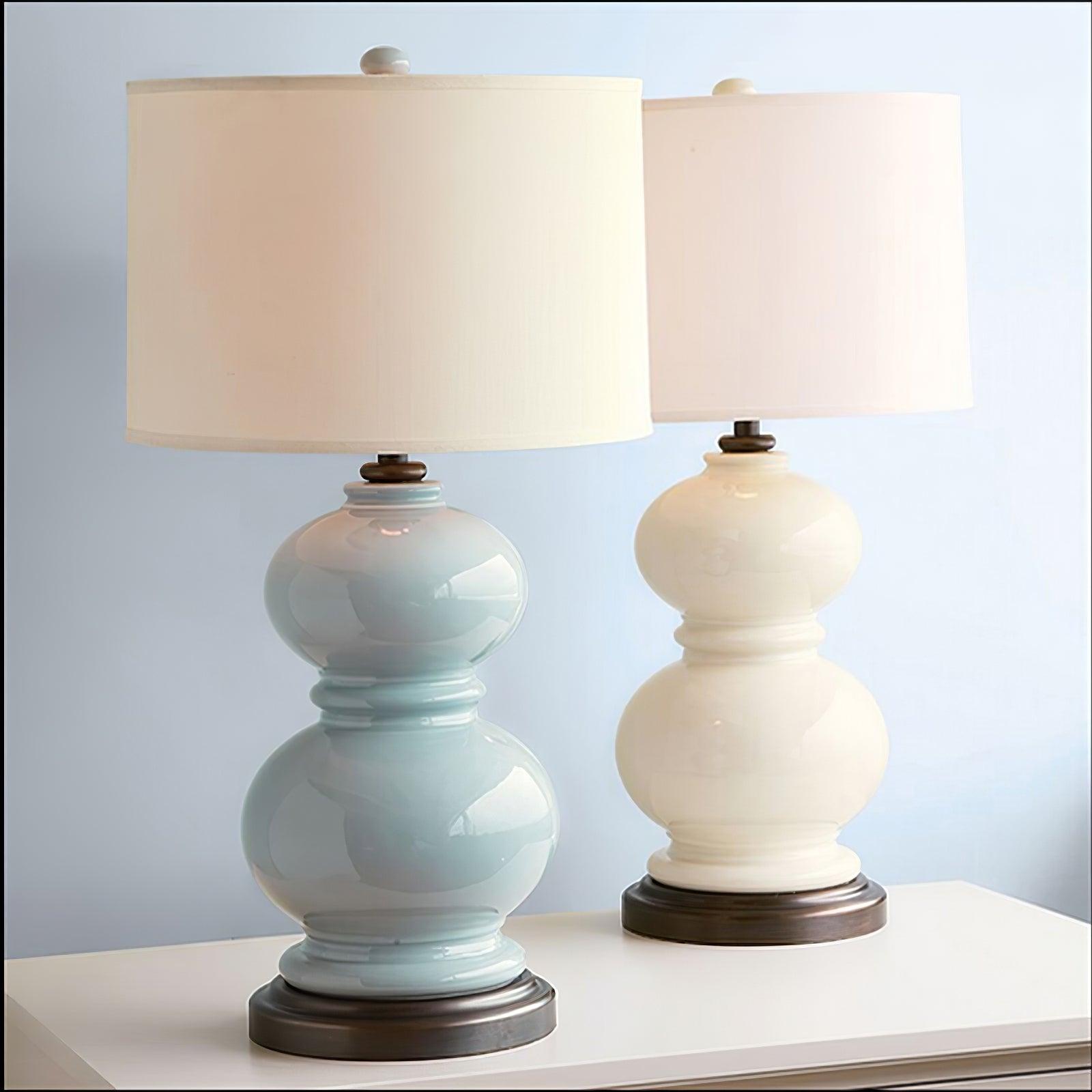 WINTHROP EARTHENWARE GOURD ILLUMINATOR