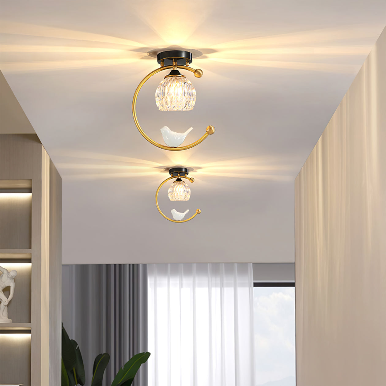 THISTLEWOOD AVIAN CEILING LANTERN