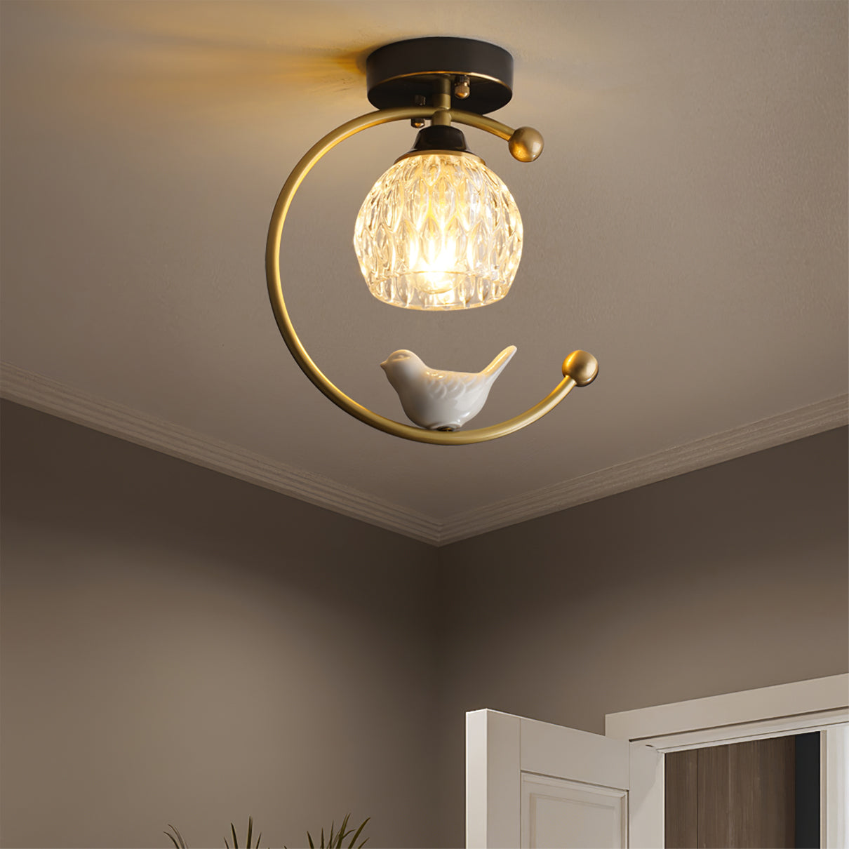THISTLEWOOD AVIAN CEILING LANTERN