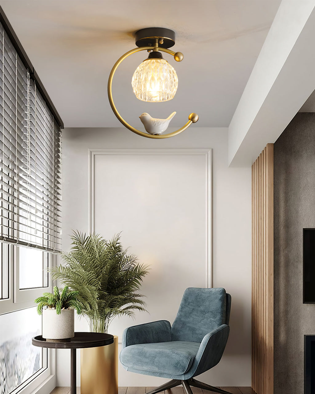 THISTLEWOOD AVIAN CEILING LANTERN