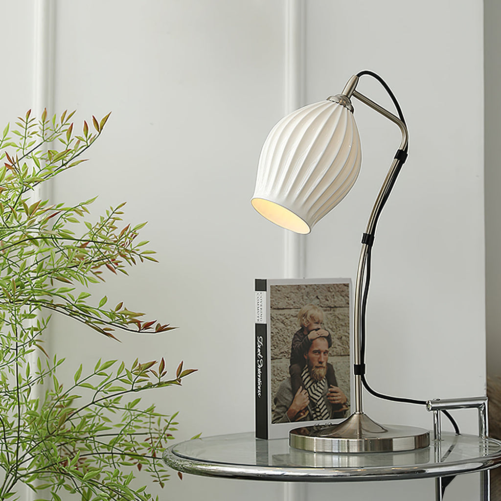 RIVERTON RIBBED CERAMIC ILLUMINATOR