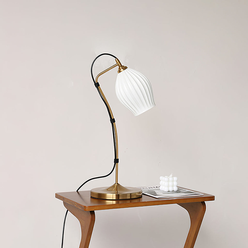 RIVERTON RIBBED CERAMIC ILLUMINATOR