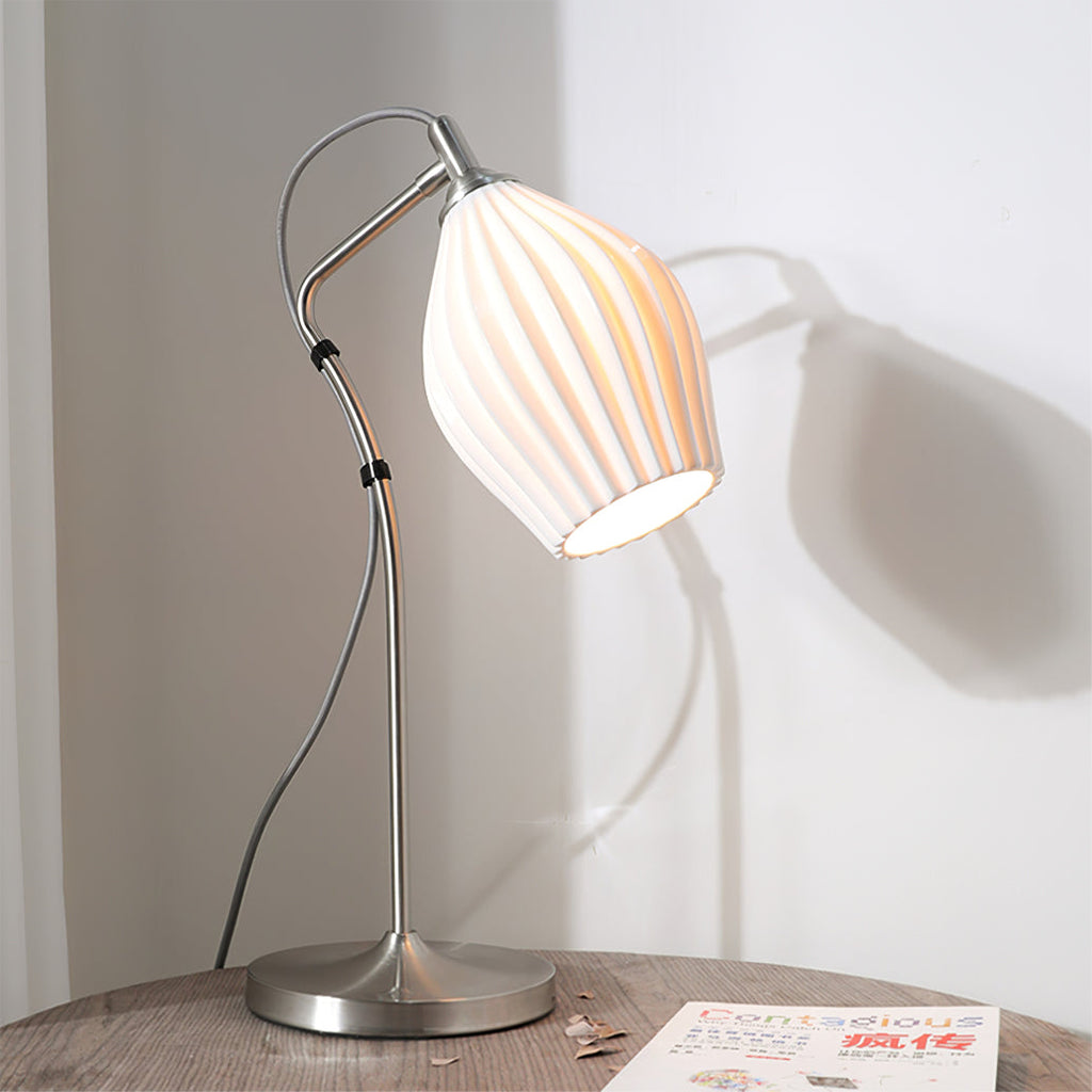 RIVERTON RIBBED CERAMIC ILLUMINATOR