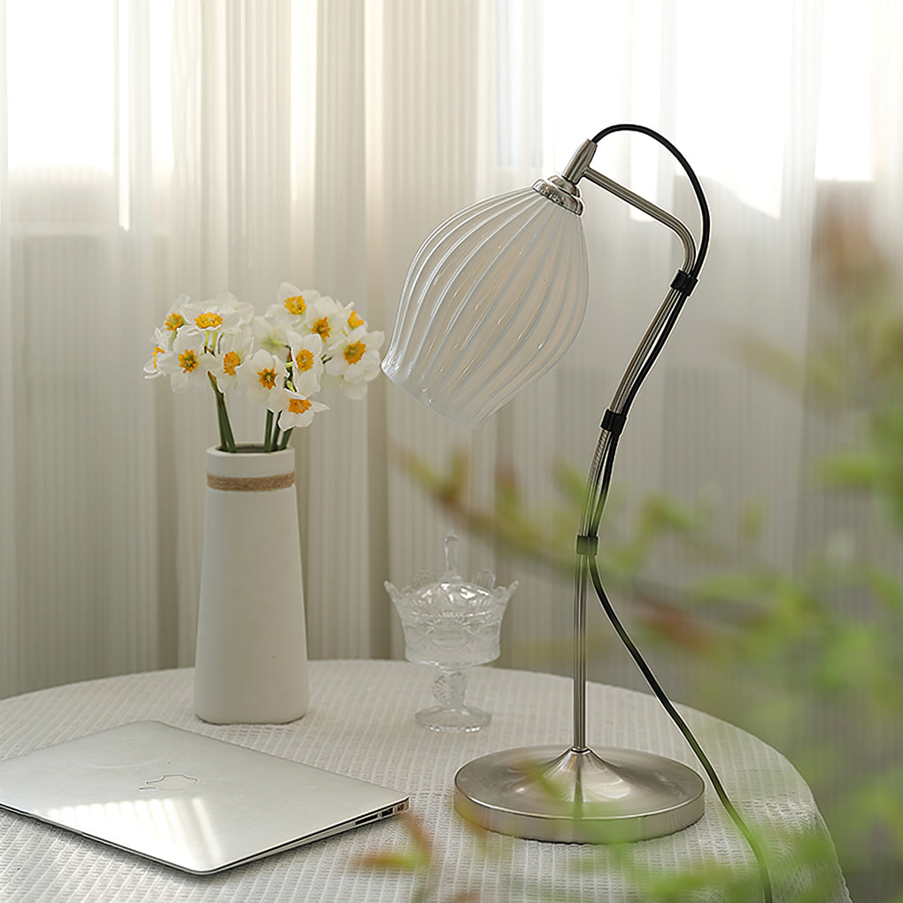 RIVERTON RIBBED CERAMIC ILLUMINATOR