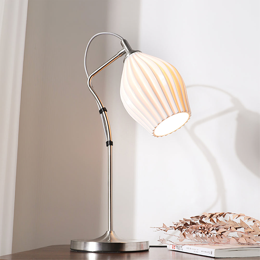 RIVERTON RIBBED CERAMIC ILLUMINATOR