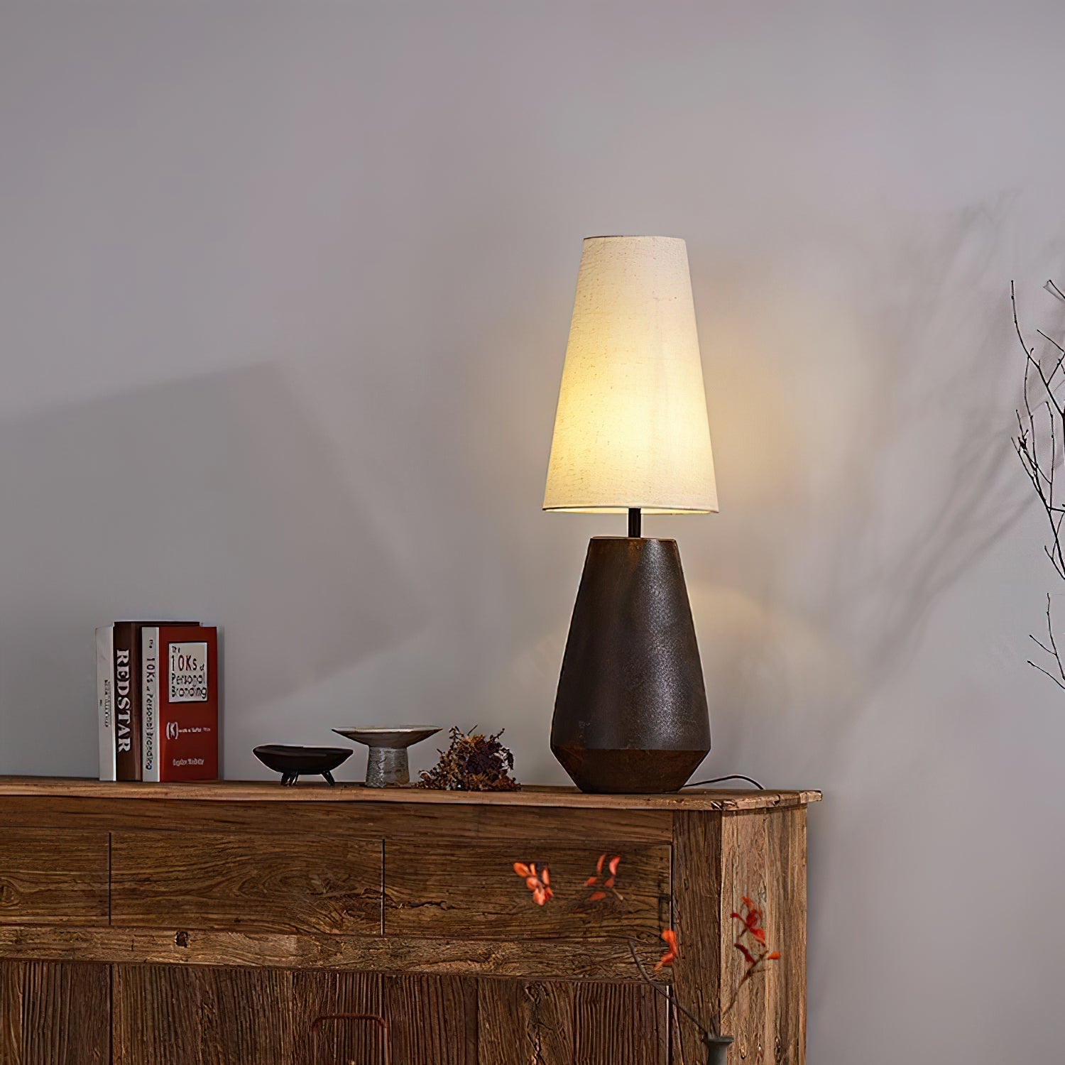 WINTHORPE CERAMIC CONE LAMP