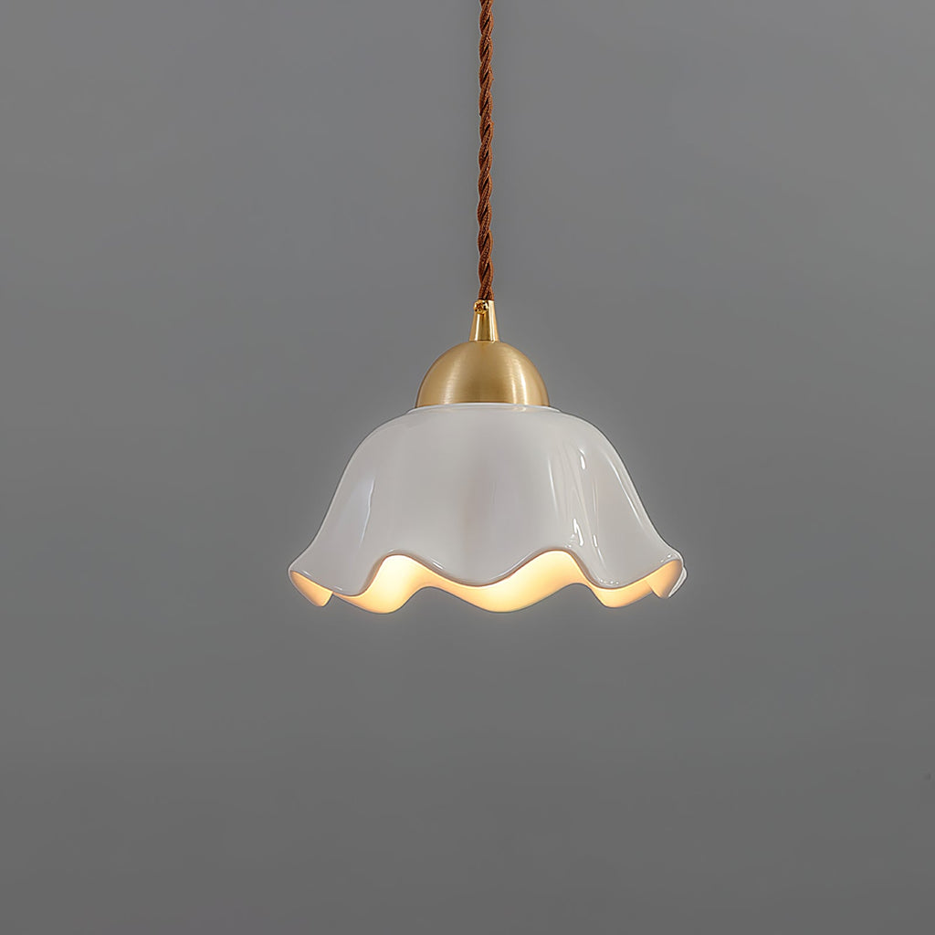 FLORENCE BOTANICAL CERAMIC LIGHTING PENDANT