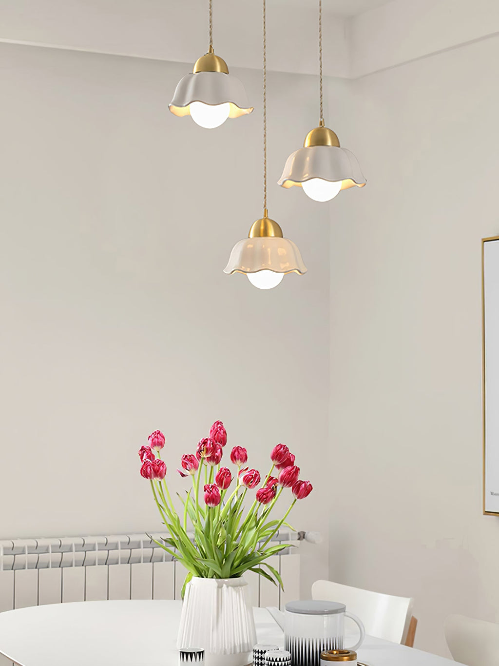 FLORENCE BOTANICAL CERAMIC LIGHTING PENDANT