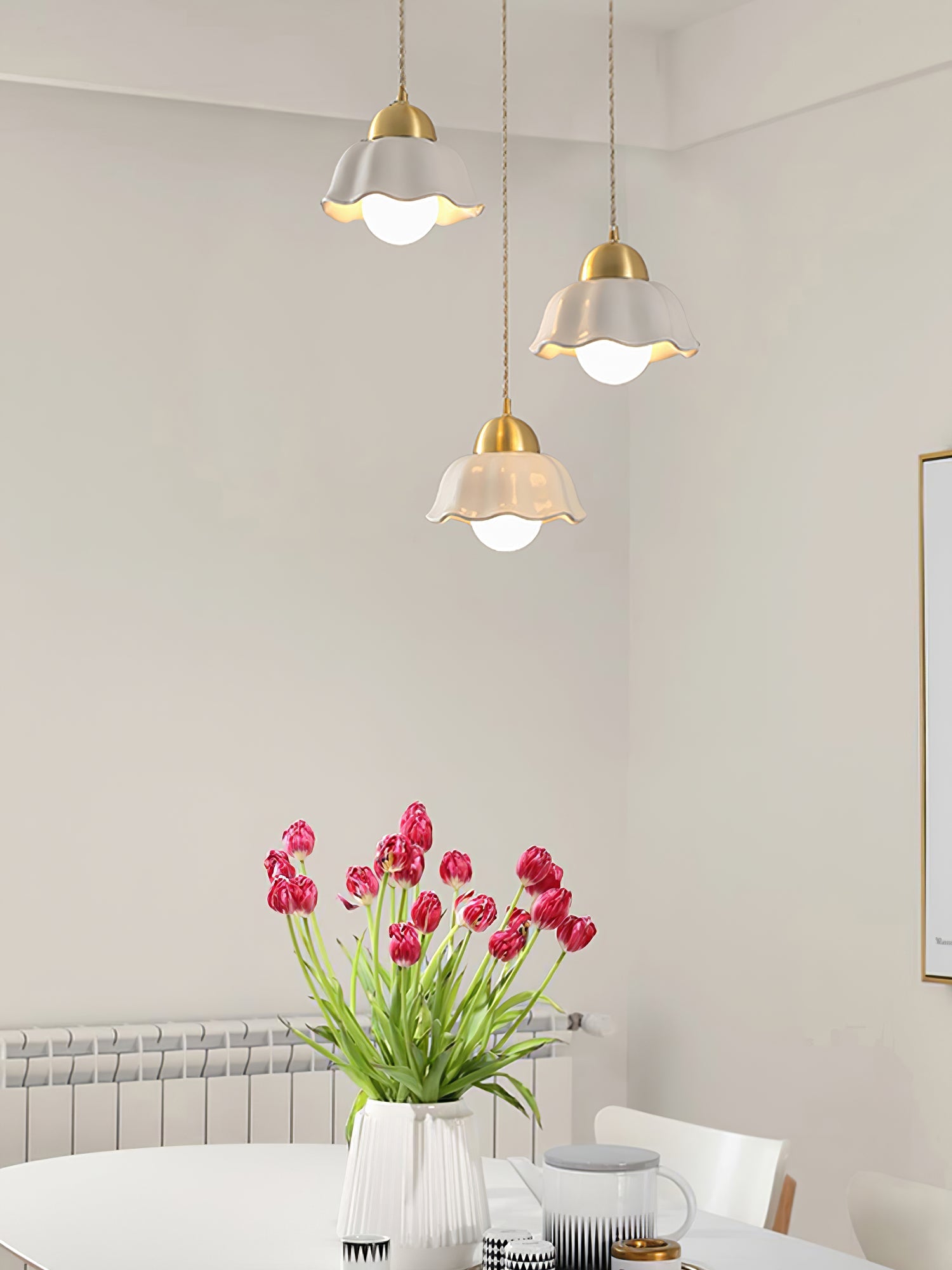 FLORENCE BOTANICAL CERAMIC LIGHTING PENDANT
