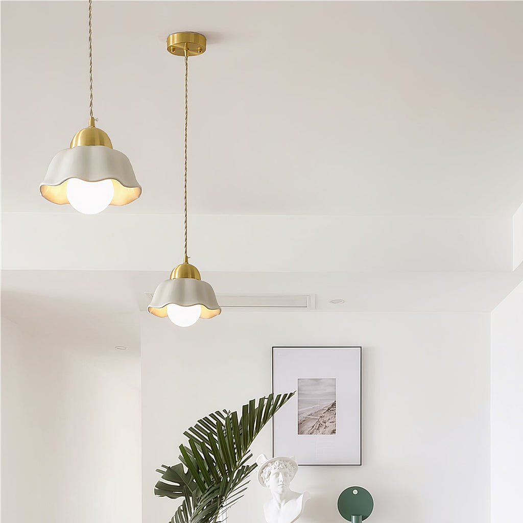 FLORENCE BOTANICAL CERAMIC LIGHTING PENDANT
