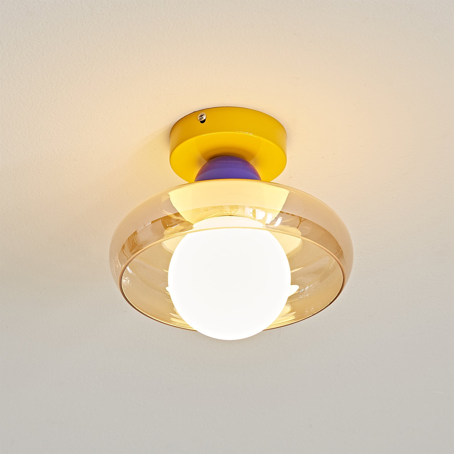 WINDSOR WOVEN BRASS CEILING LANTERN